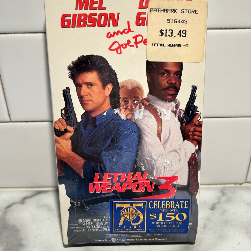 Lethal Weapon 3 VHS